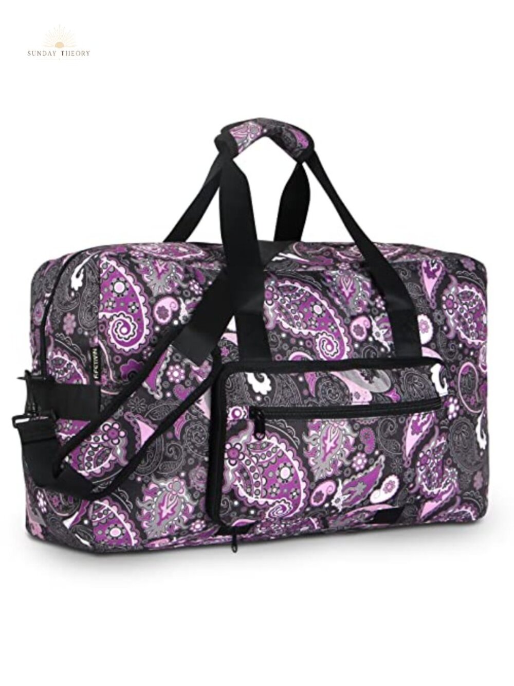 Foldable Waterproof Polyester Weekender Bag Carry On Travel Duffle for Women
